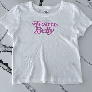 Team Belly American Eagle Outfitters White Tee